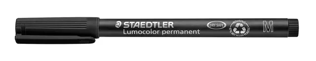 Een Viltstift Staedtler Lumocolor 317 permanent M zwart koop je bij KantoorProfi België BV
