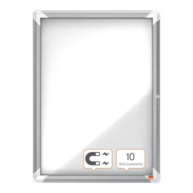 Een Binnenvitrine Nobo Premium Plus 4x A4 draaideur magnetisch koop je bij EconOffice