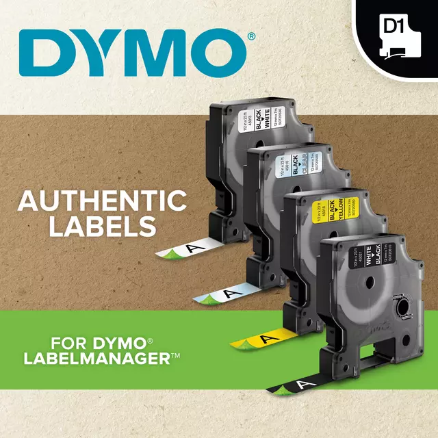 Een Labelprinter Dymo LabelManager 420P draagbaar abc 19mm zwart in koffer koop je bij Van Leeuwen Boeken- en kantoorartikelen
