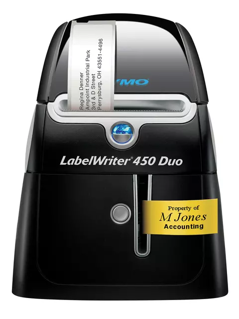 Een Labelprinter Dymo LabelWriter 450 Duo desktop zwart koop je bij L&N Partners voor Partners B.V.