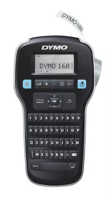 Een Labelprinter Dymo LabelManager 160 draagbaar azerty 12mm zwart koop je bij EconOffice