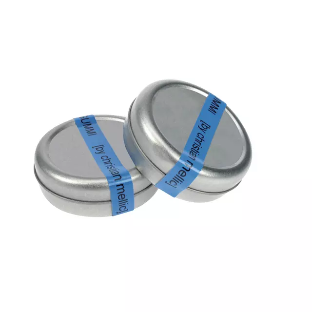 Een Labeltape Dymo LabelManager D1 polyester 19mm zwart op blauw koop je bij KantoorProfi België BV