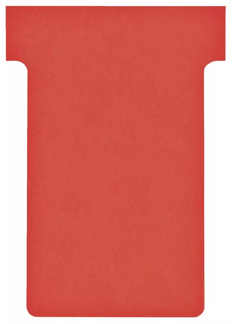Een Planbord T-kaart Nobo nr 2 48mm rood koop je bij Van Leeuwen Boeken- en kantoorartikelen