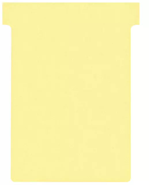 Een Planbord T-kaart Nobo nr 3 80mm geel koop je bij EconOffice