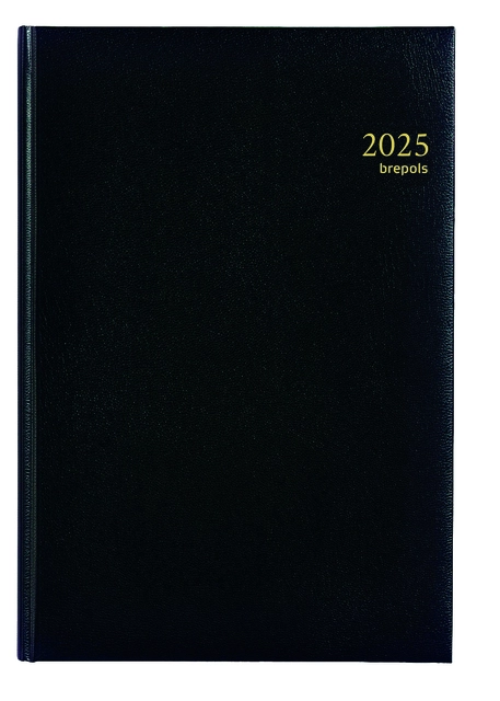 Een Agenda 2025 Brepols Omega Lima 7dagen/2pagina's zwart koop je bij Van Hoye Kantoor BV