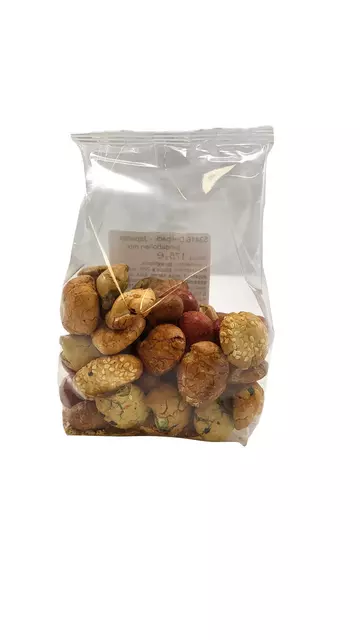 Een Borrelnootjes Delinuts Japon sachet 175g koop je bij Van Hoye Kantoor BV