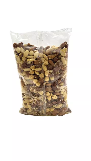 Een Borrelnootjes Delinuts Mélange sachet 1000g koop je bij Van Hoye Kantoor BV