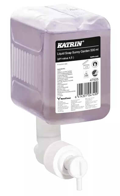 Een Handzeep Katrin Sunny Garden 500ml 47505 koop je bij Van Hoye Kantoor BV