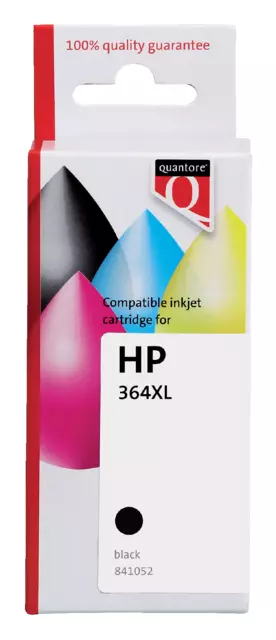 Een Inktcartridge Quantore alternatief tbv HP CB322E 364XL foto zwart koop je bij Van Hoye Kantoor BV