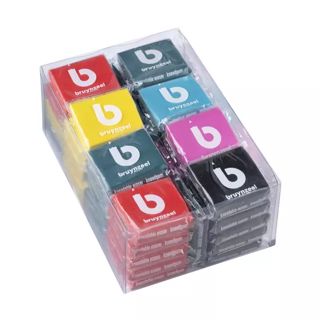 Een Kneedgum Bruynzeel Teens display à 48 stuks assorti koop je bij Van Hoye Kantoor BV