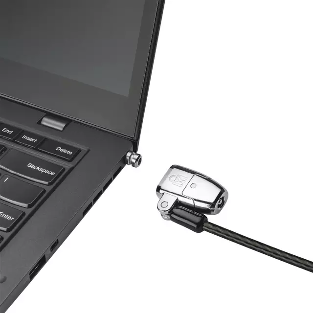 Een Laptopslot Kensington universeel ClickSafe 2.0 met sleutel koop je bij Van Hoye Kantoor BV