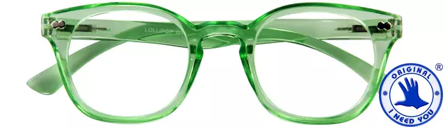 Een Lunettes de lecture I Need You +1.00 dpt Lollipop vert koop je bij Van Hoye Kantoor BV