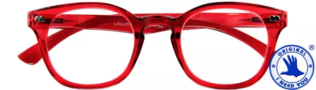 Een Lunettes de lecture I Need You +1.00 dpt Lollipop rouge koop je bij Van Hoye Kantoor BV