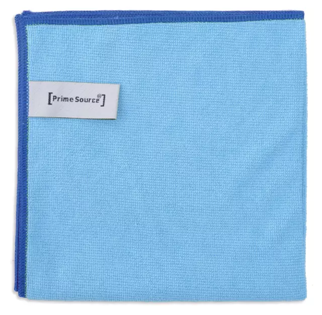 Een Microvezeldoek Primesource professional 38x38cm blauw pak à 10 stuks koop je bij Van Hoye Kantoor BV