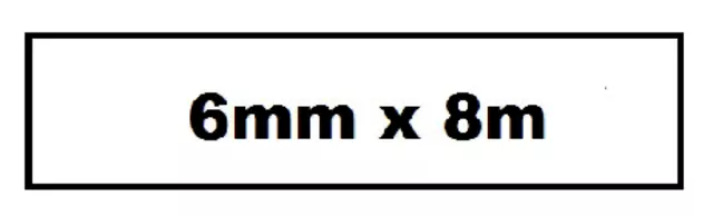 Een Labeltape Quantore TZE-211 6mm x 8m wit/zwart koop je bij Kantoorvakhandel van der Heijde