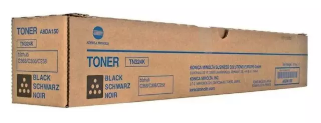 Een Tonercartridge Konica Minolta A8DA150 TN-324K zwart koop je bij Totaal Kantoor Goeree