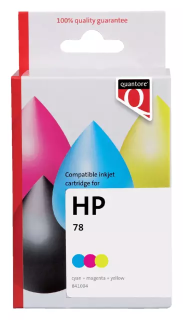 Een Inktcartridge Quantore alternatief tbv HP C6578A 78 kleur koop je bij Van Hoye Kantoor BV