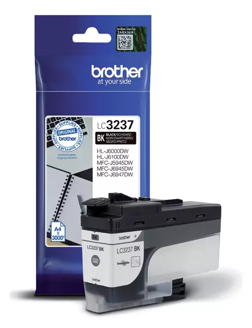 Een Inktcartridge Brother LC-3237BK zwart koop je bij MV Kantoortechniek B.V.