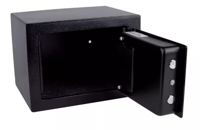 Een Coffre-fort Pavo Mini 230x170x170mm ëlectronique noir koop je bij QuickOffice BV