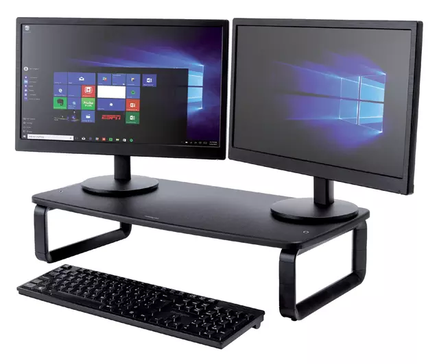 Een Monitorstandaard Kensington SmartFit extra wide zwart koop je bij MV Kantoortechniek B.V.