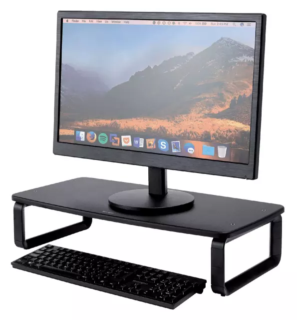 Een Monitorstandaard Kensington SmartFit extra wide zwart koop je bij EconOffice