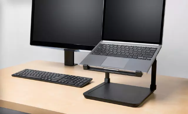 Een Laptopstandaard Kensington SmartFit verhoger zwart koop je bij MV Kantoortechniek B.V.