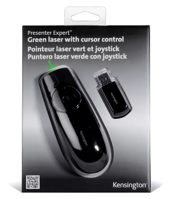 Een Laserpointer Kensington Presenter Expert groene laser koop je bij EconOffice