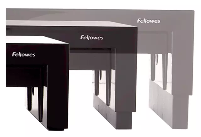 Een Monitorstandaard Fellowes Designer Suites zwart koop je bij Van Leeuwen Boeken- en kantoorartikelen