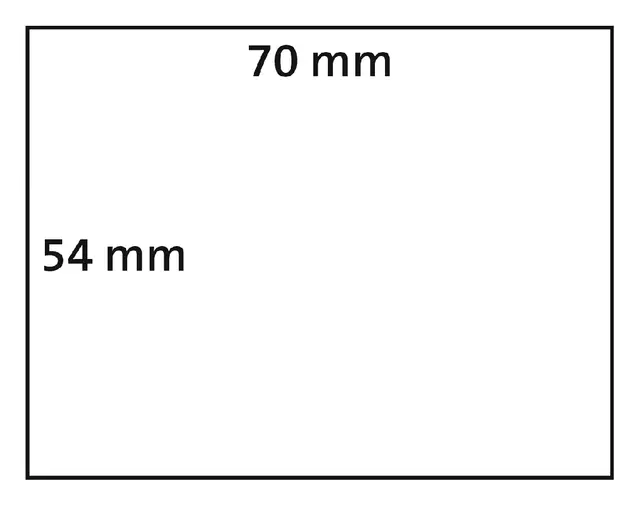 Een Etiket Dymo LabelWriter multifunctioneel 54x70mm 1 rol á 320 stuks wit koop je bij MV Kantoortechniek B.V.