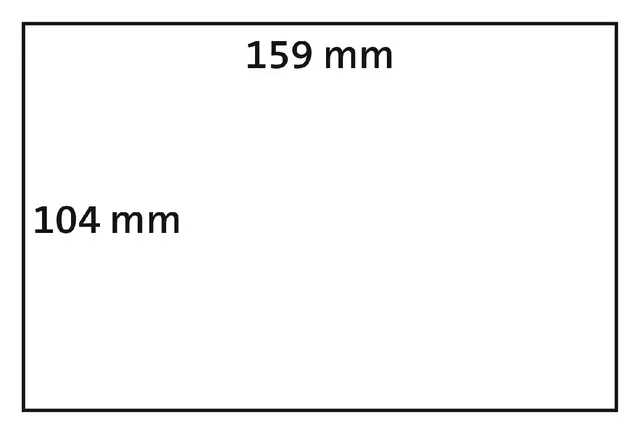 Een Etiket Dymo LabelWriter 5XL verzendlabel 104x159mm 1 rol á 220 stuks wit koop je bij Van Hoye Kantoor BV