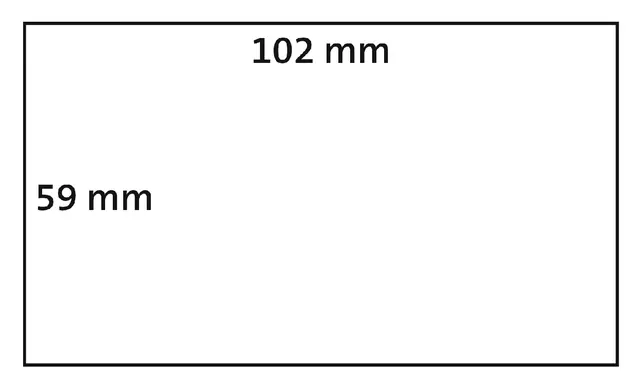 Een Etiket Dymo LabelWriter 5XL verzendlabel 59x102mm 2 rollen á 575 stuks wit koop je bij MV Kantoortechniek B.V.