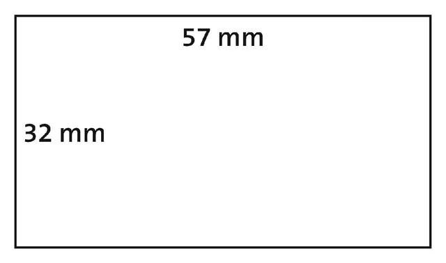 Een Etiket Dymo LabelWriter multifunctioneel 32x57mm 1 rol á 1000 stuks wit koop je bij Kantoorvakhandel van der Heijde