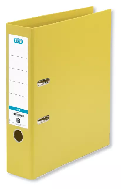 Een Ordner Elba Smart Pro+ A4 80mm PP geel koop je bij Van Leeuwen Boeken- en kantoorartikelen