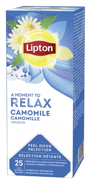 Een Thee Lipton Relax camomile 25x1.5gr koop je bij EconOffice