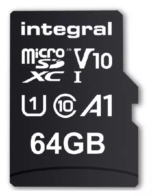 Een Geheugenkaart Integral microSDXC V10 64GB koop je bij EconOffice