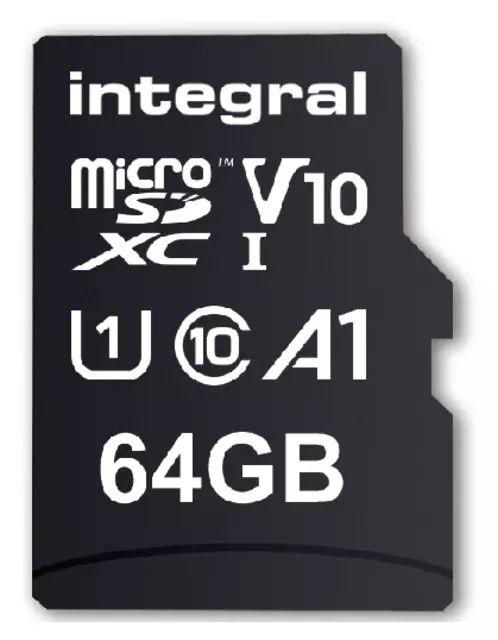 Een Geheugenkaart Integral microSDXC V10 64GB koop je bij Van Leeuwen Boeken- en kantoorartikelen