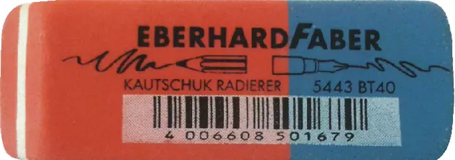 Een Gum Eberhard Faber EF-585443 potlood/inkt rood/blauw koop je bij Totaal Kantoor Goeree