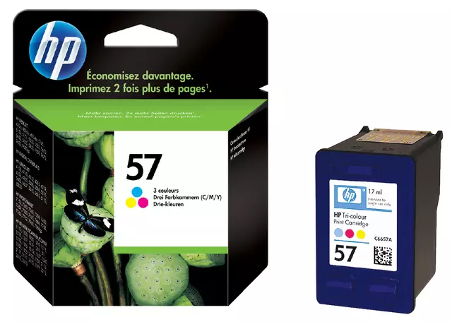 Een Inktcartridge HP C6657A 57 kleur koop je bij Kantoorvakhandel van der Heijde