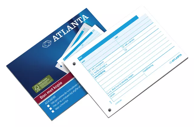 Een Bonboekje Atlanta A6 100x2vel koop je bij EconOffice