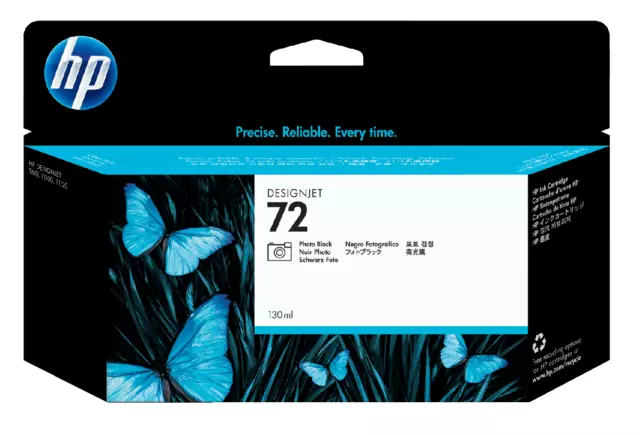 Een Inktcartridge HP C9370A 72 foto zwart koop je bij The Cartridge Company