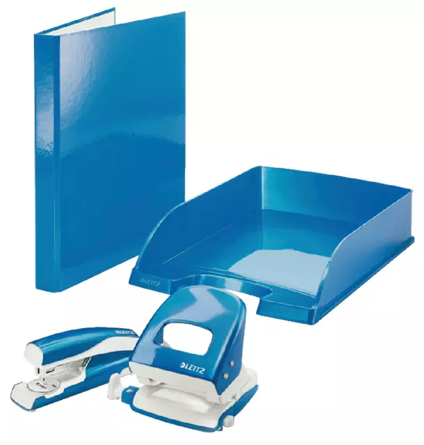 Een Brievenbak Leitz Wow A4 blauw koop je bij Van Leeuwen Boeken- en kantoorartikelen
