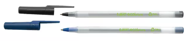 Balpen Bic ecolutions round stic medium zwart