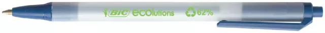 Buy your Balpen Bic Ecolutions medium blauw at QuickOffice BV