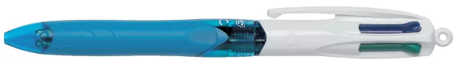 Een Balpen Bic 4kleuren grip medium lichtblauw koop je bij L&N Partners voor Partners B.V.