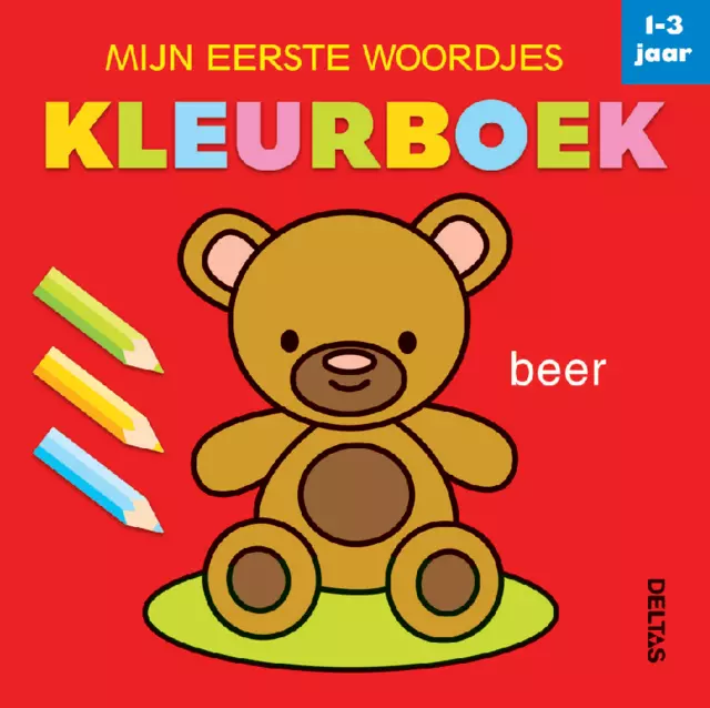 Een Kleurboek Deltas mijn eerste woordjes 1-3 jaar koop je bij Goedkope Kantoorbenodigdheden