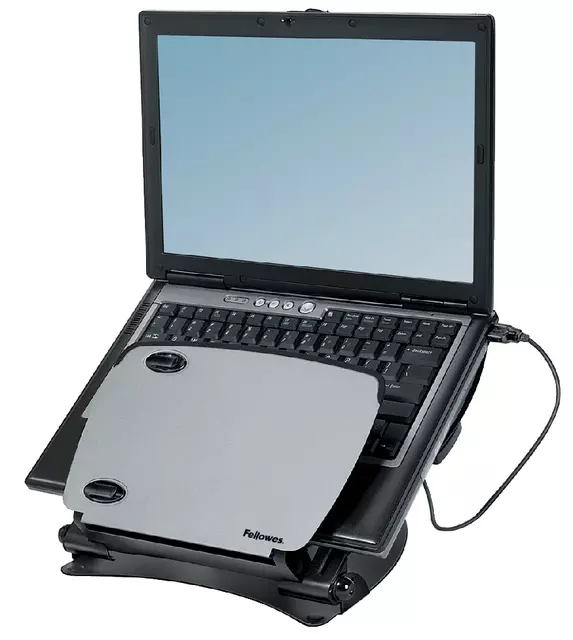 Een Laptopstandaard Professional series metaal+USB koop je bij MV Kantoortechniek B.V.