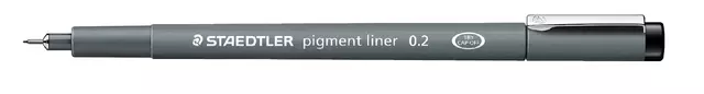 Een Fineliner Staedtler Pigment 308 zwart 0.2mm koop je bij L&N Partners voor Partners B.V.