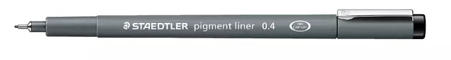 Een Fineliner Staedtler Pigment 308 zwart 0.4mm koop je bij L&N Partners voor Partners B.V.