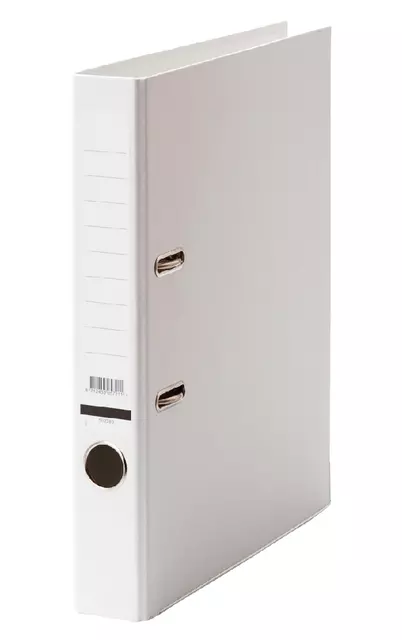 Een Ordner Qbasic A4 50mm karton wit koop je bij Van Leeuwen Boeken- en kantoorartikelen