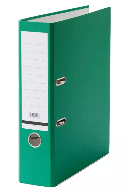 Een Ordner Qbasic A4 80mm karton groen koop je bij Goedkope Kantoorbenodigdheden